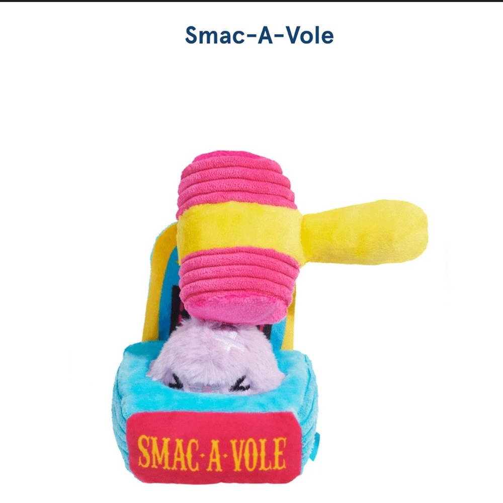 BARK Smac A Vole Dog Toy